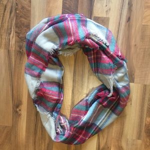 Plaid Infinity Scarf